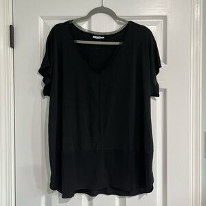Bar III Short Sleeve Loose Blouse
